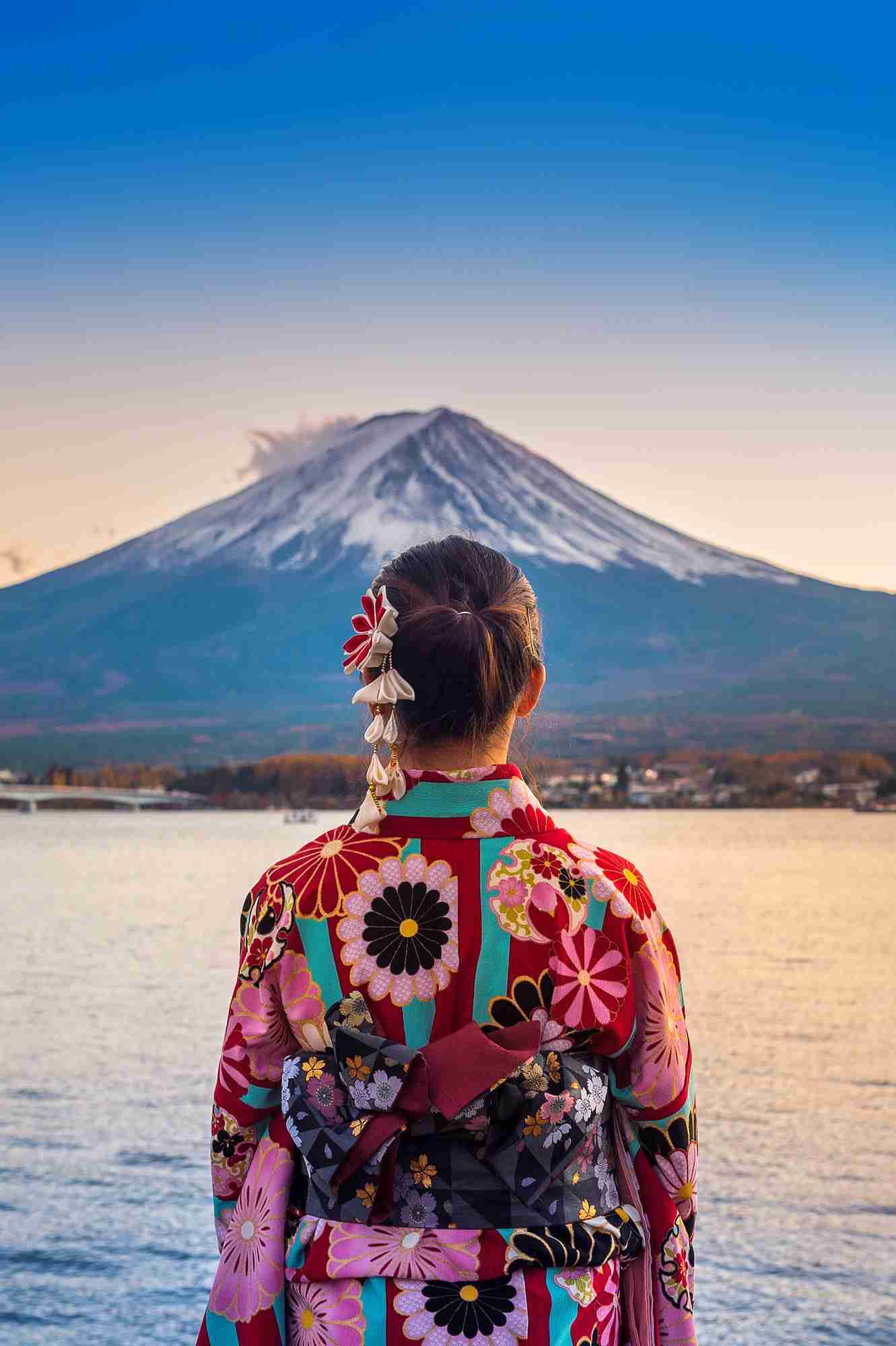 asian-woman-wearing-japanese-traditional-kimono-fuji-mountain-sunset-kawaguchiko-lake-japan